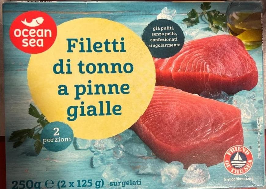 Filetti di tonno a pinne gialle, 2x 125 g Ocean Sea – Lidl