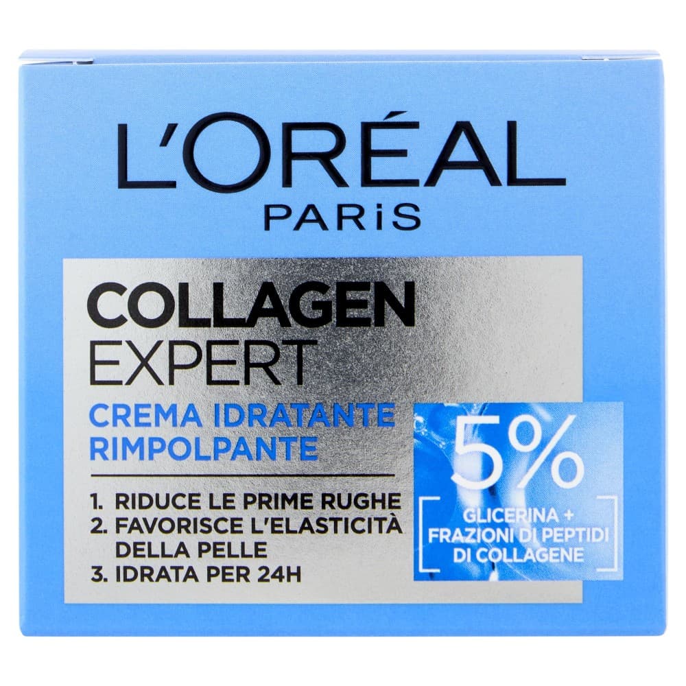 L'Oréal Paris crema idratante rimpolpante Collagen Expert, ml 50 – Bennet