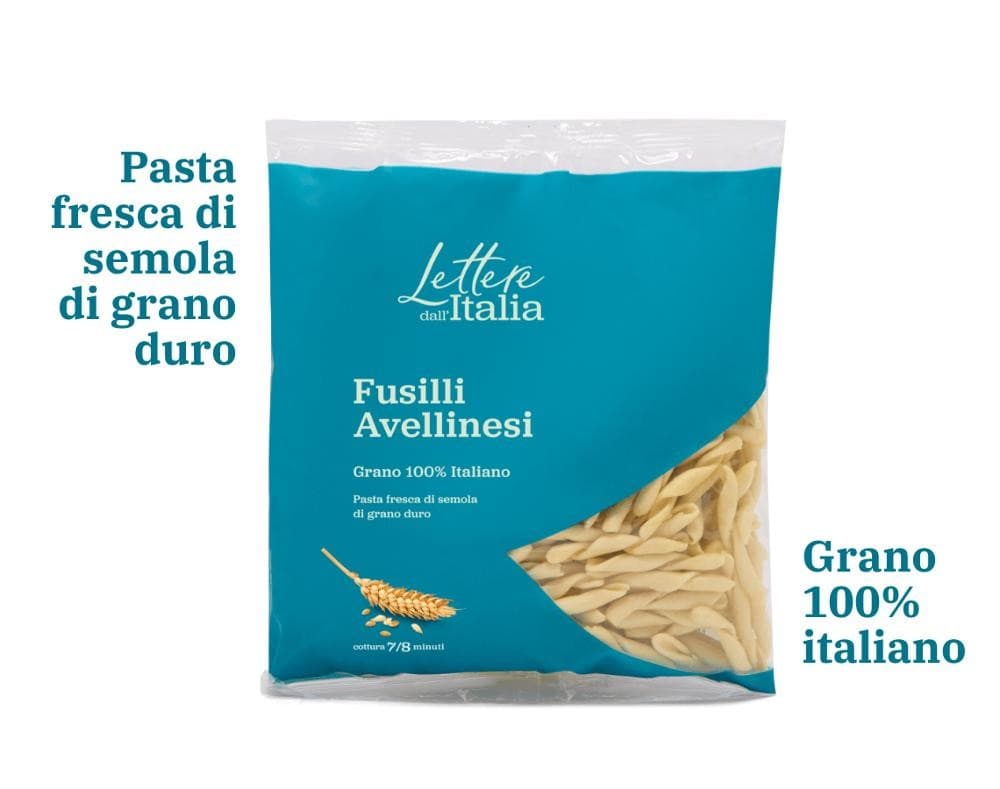 Lettere dall'Italia pasta fresca di semola di grano duro, 400 g – MD