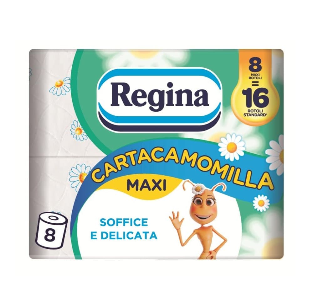 Carta igienica Camomilla, 8 rotoli REGINA – Penny