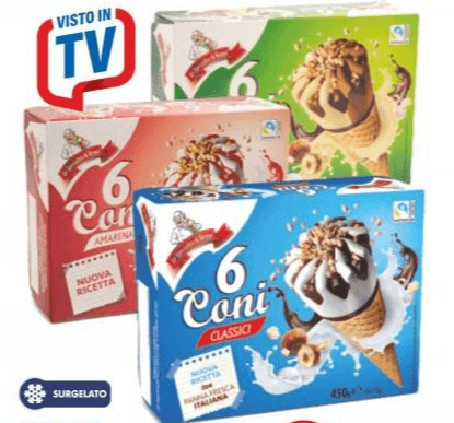 Le Specialità di Beppe 6 Coni, 450 g – MD