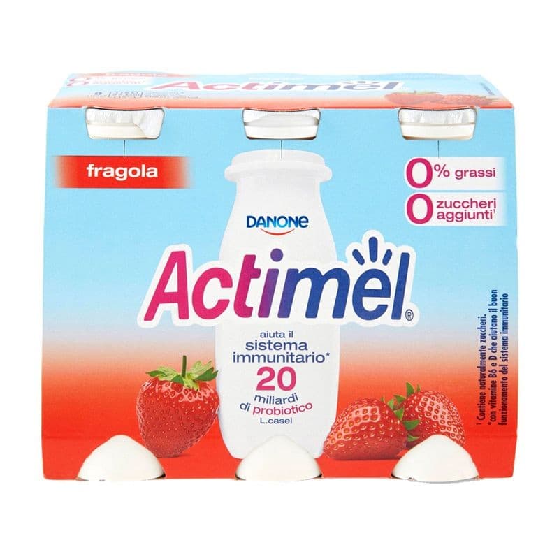 Actimel bianco naturale o fragola 100 g x12 Danone in offerta da Iper La grande i