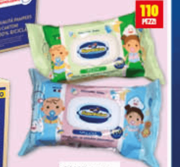 Salviette baby 110 pezzi in offerta da Risparmio Casa
