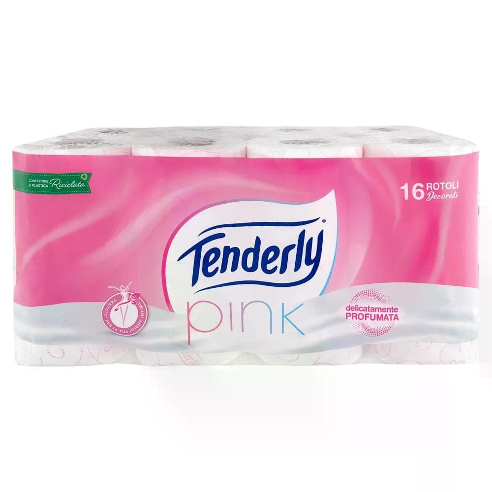 Tenderly carta igienica Pink 16 pezzi confezione in offerta da Lidl