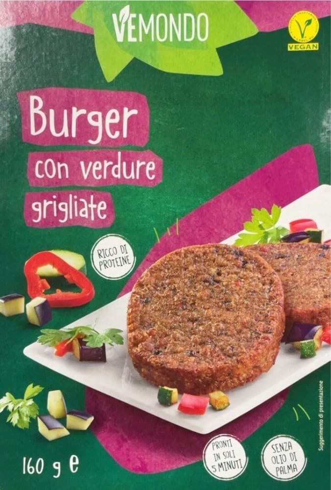 Vemondo burger vegani, 160 g confezione – Lidl