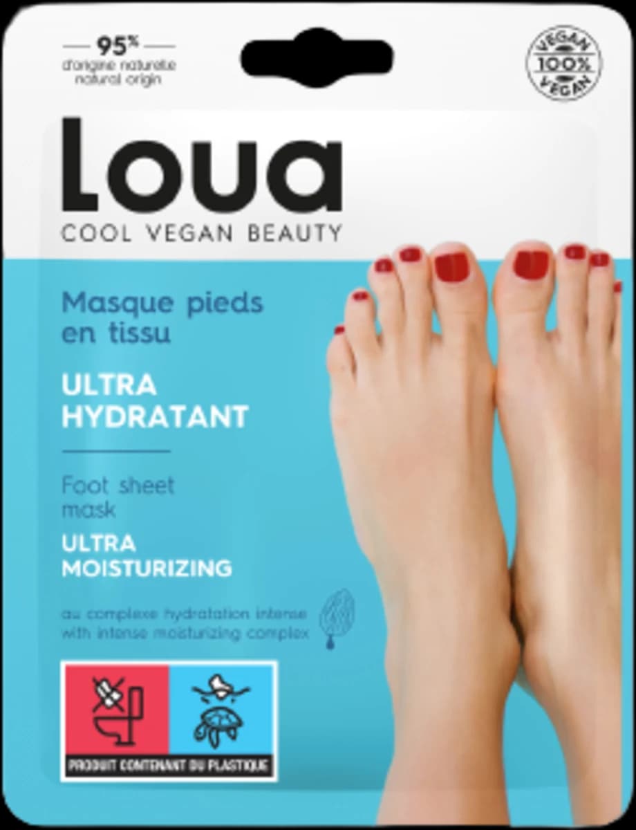 Loua maschera piedi idratante, 1 paio – Dm