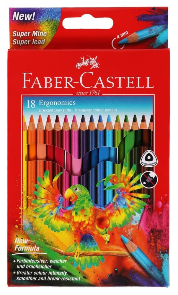 Faber Castell pastelli ergonomici confezione da 18 in offerta da Bennet