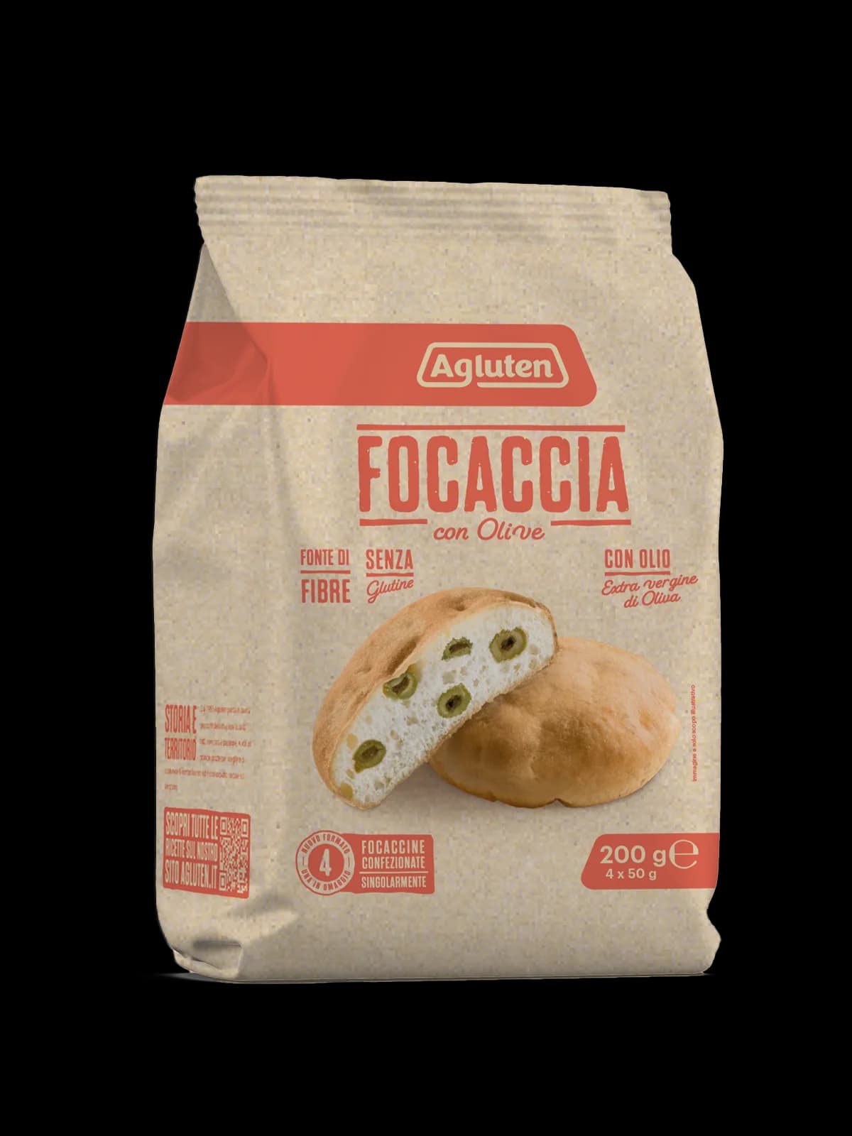 Le Rosette, Focaccia con olive o Il Francesino Agluten – Il Gigante