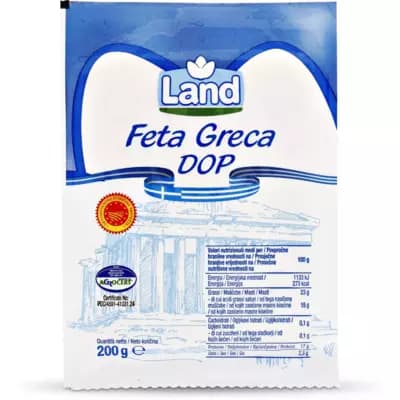 Feta greca DOP, 200 g Land – Eurospin