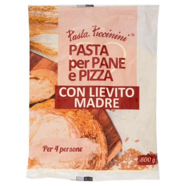 Pasta Piccinini per pane e pizza, 800 g – Dpiù