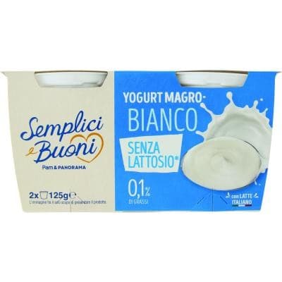 Yogurt magro senza lattosio Semplici e Buoni, 250 g – Panorama