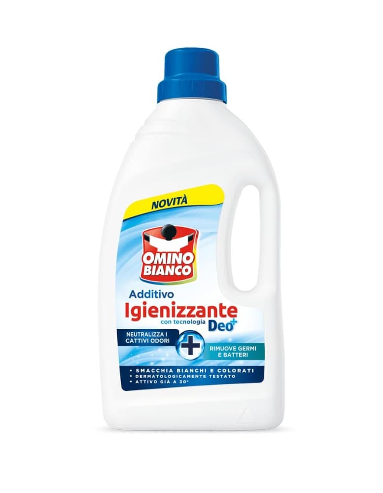 Omino Bianco additivi igienizzanti o disinfettanti per lavatrice, 450 g, 10 capsule o 900 ml – Iper La grande i