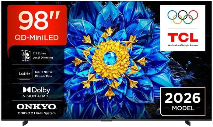 TCL TV QD-Mini LED 4K 98P8L, 98" – Trony