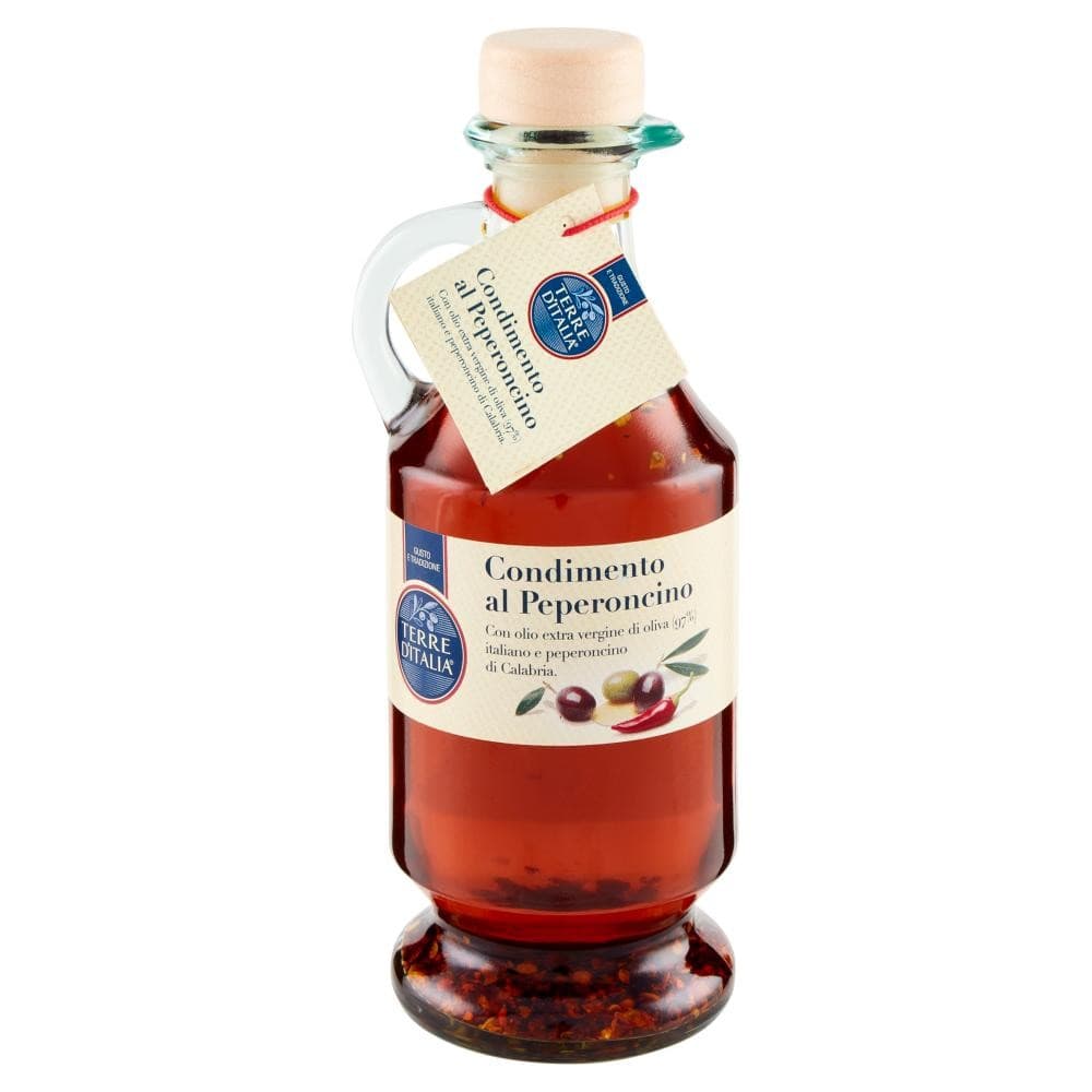 Condimento a Base di Olio Evo al Peperoncino di Calabria Terre d'Italia, 250 ml – Carrefour