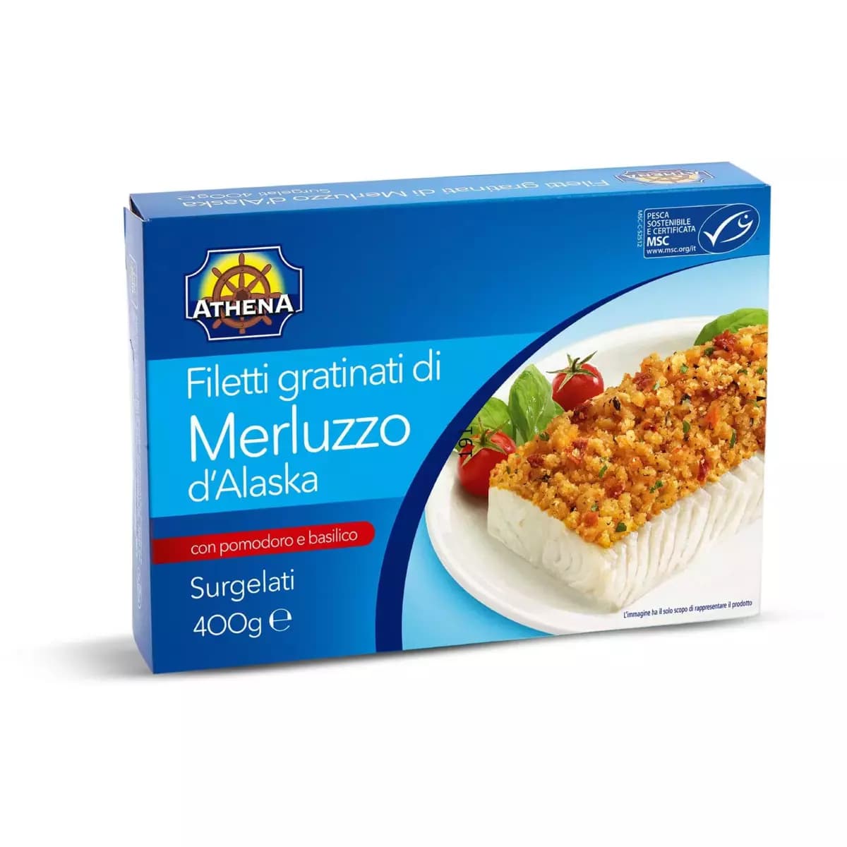 Filetti gratinati di merluzzo d'Alaska, 400 g – Eurospin