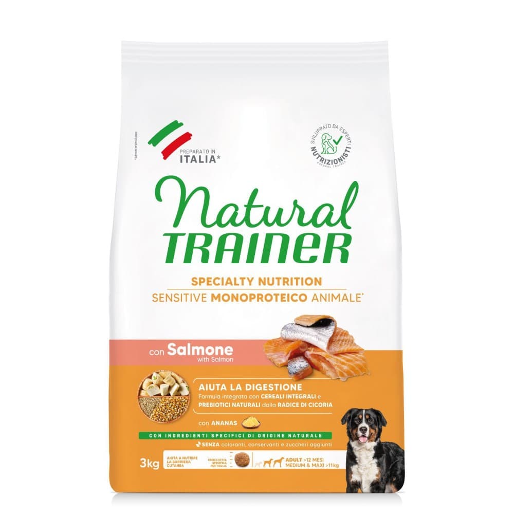 Natural Trainer crocchette per cani Sensitive No Gluten, 3 kg – Iper La grande i