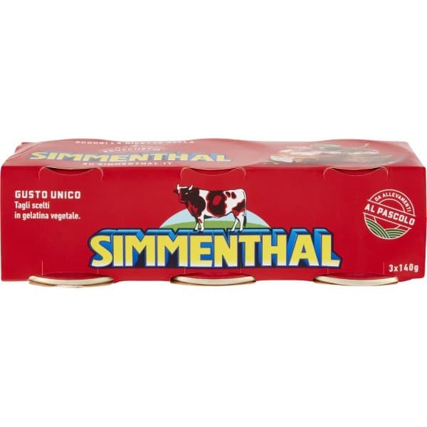 Carne in scatola 140 g x3 Simmenthal in offerta da Iper La grande i