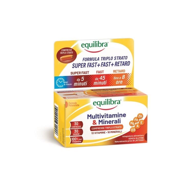 Multivitamine & Minerali Equilibra conf. 30 compresse 40 g in offerta da Carrefour