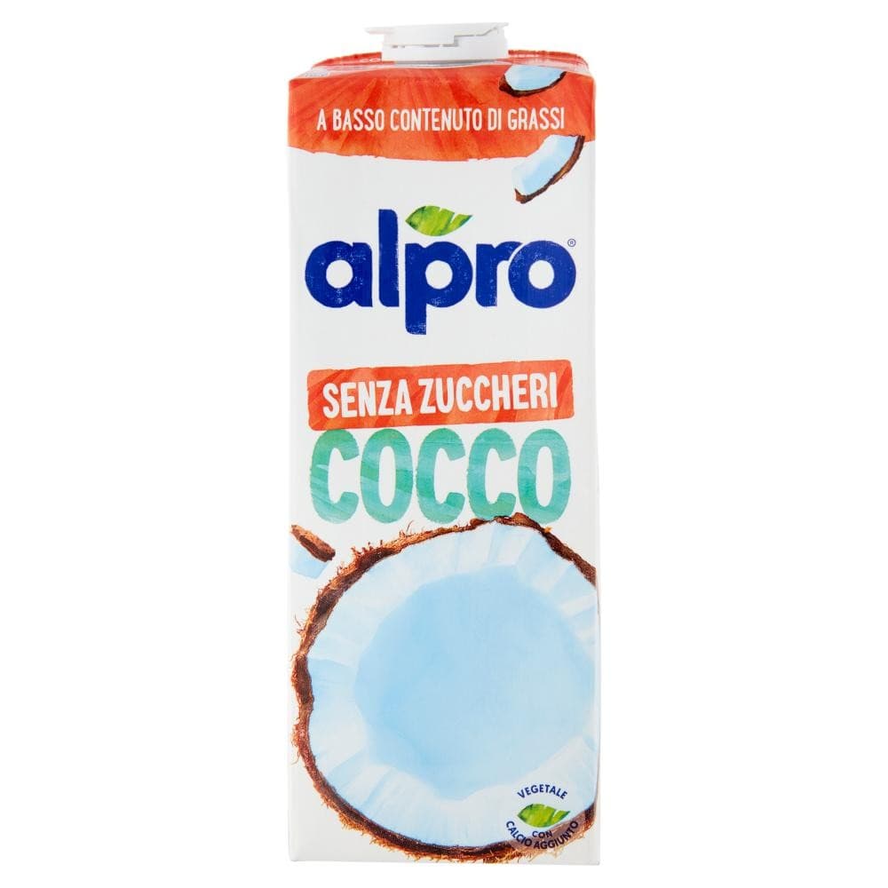 Alpro bevanda vegetale al cocco senza zuccheri, 1 L – Panorama