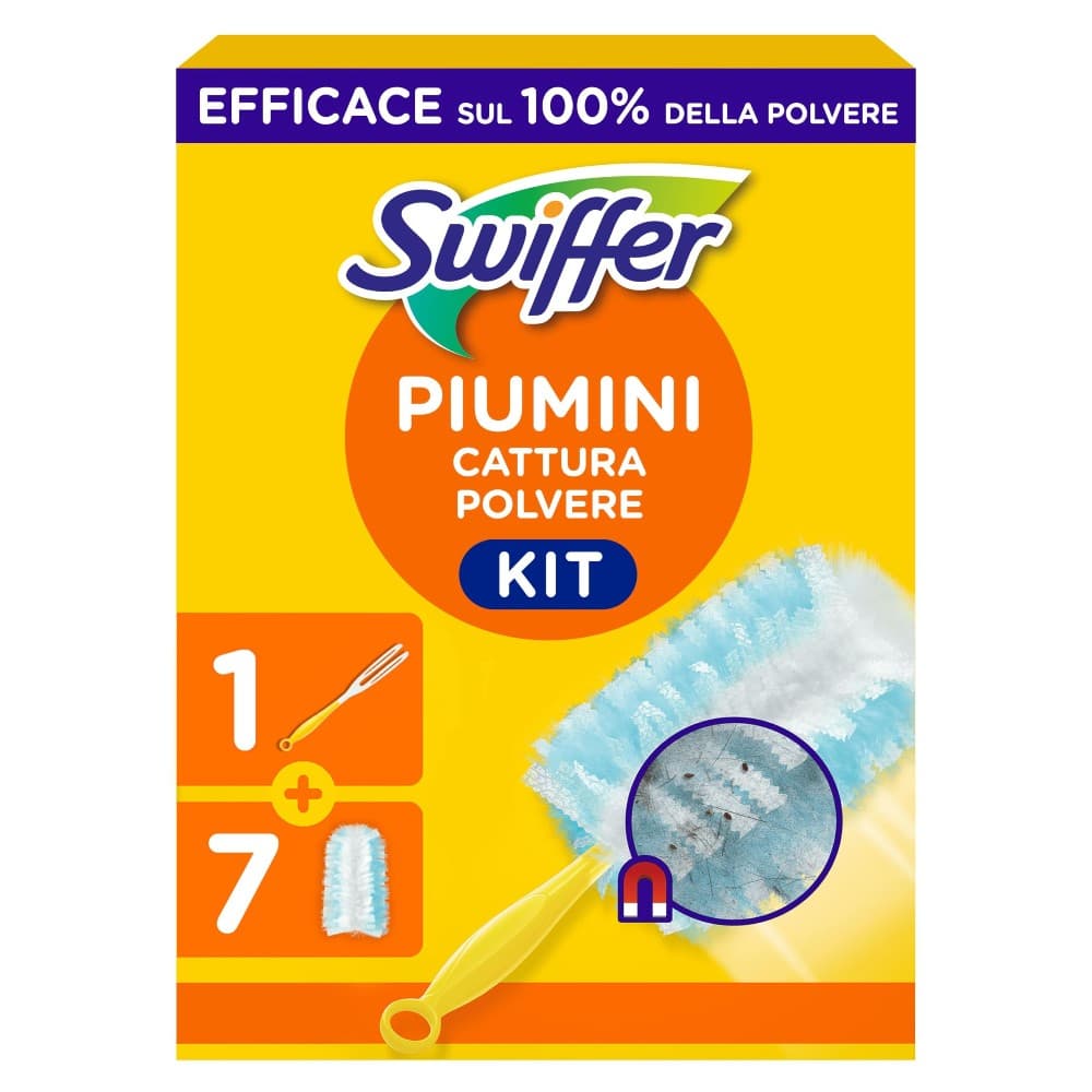 Kit Completo con 7 Piumini Duster o 24 Ricambi Swiffer Wet – Bennet