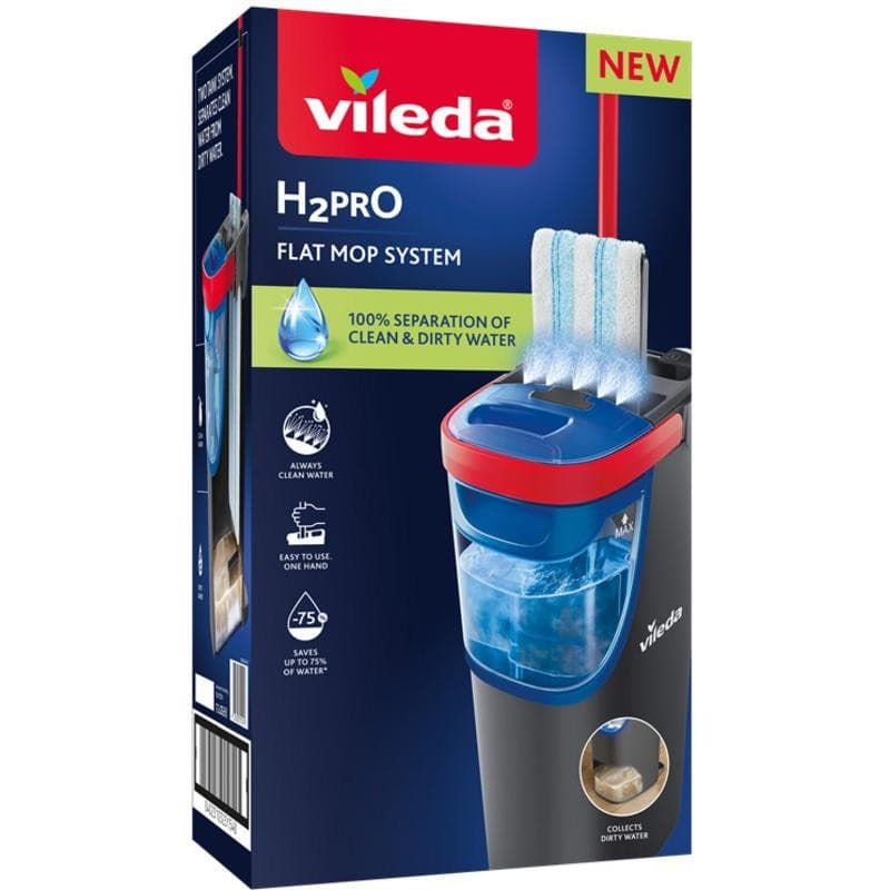 Sistema di pulizia pavimenti H2Pro Flatmop Vileda – Bennet