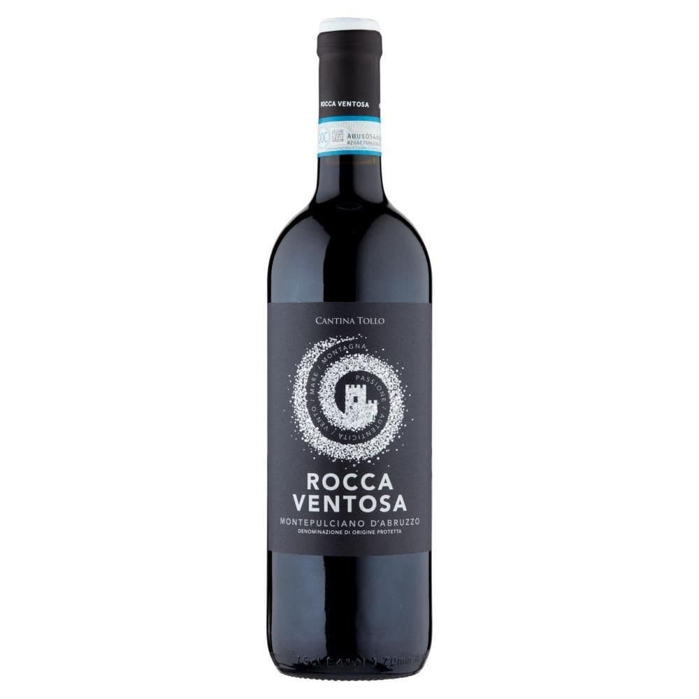 Montepulciano d'Abruzzo DOC o Chardonnay Rocca Ventosa, cl 75 – Panorama