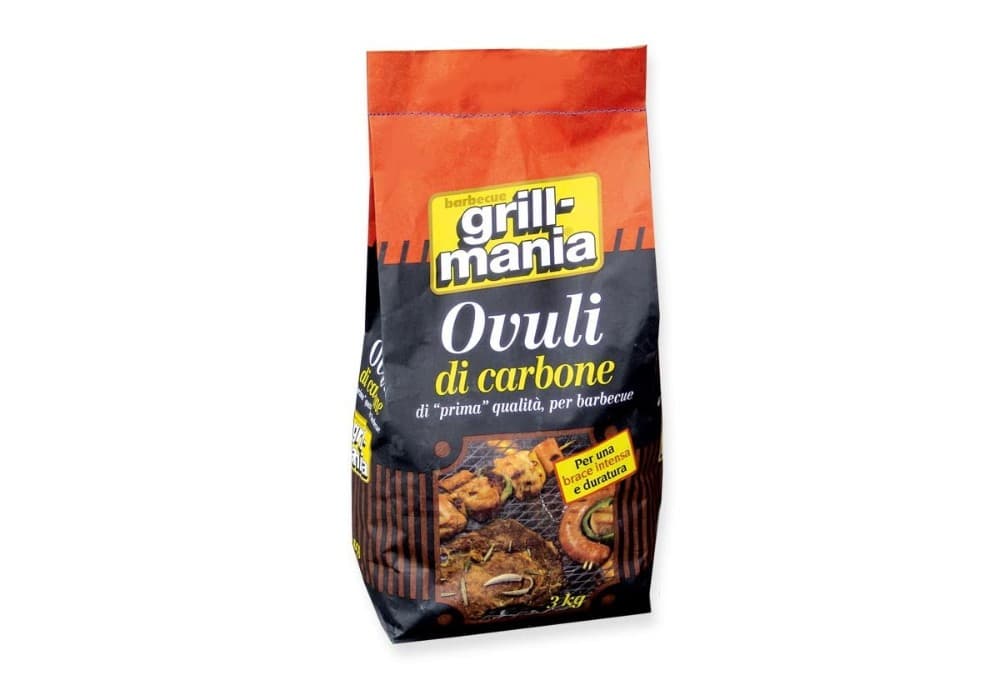 Ovuli di carbone 3 kg Grill Mania in offerta da Bennet