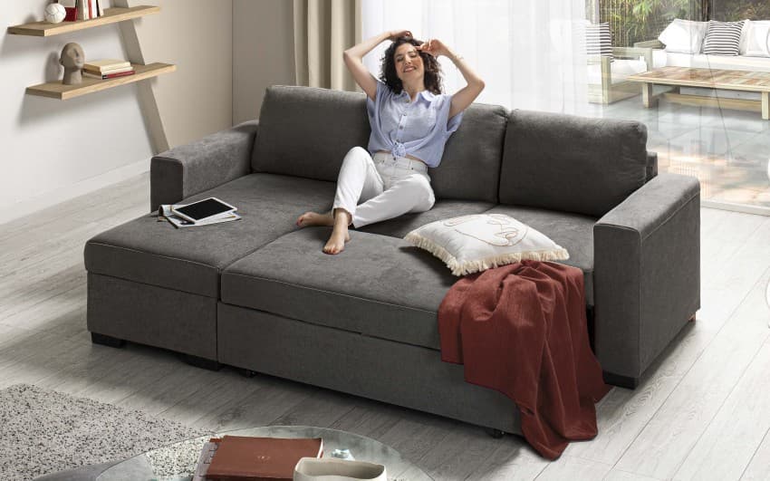 Divano letto con penisola Liberty – Mondo Convenienza