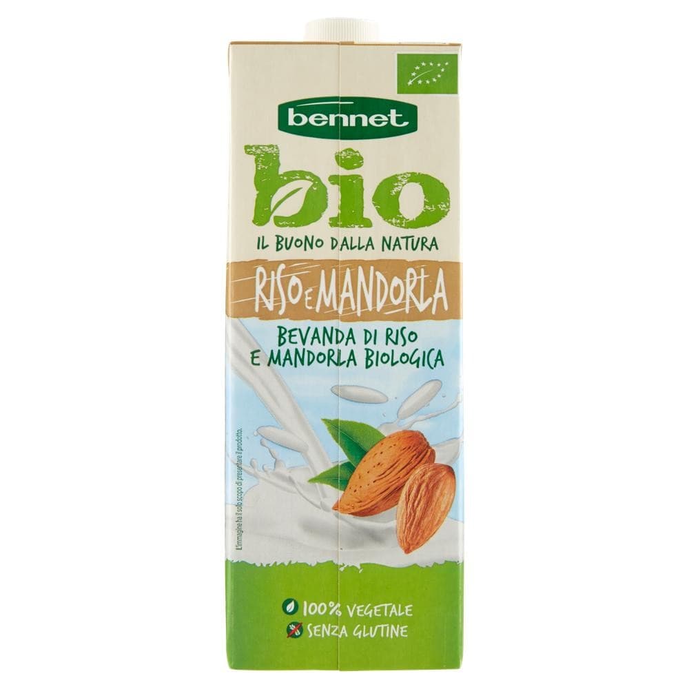Bevanda di riso e mandorla biologica Bennet Bio, 1 L – Bennet