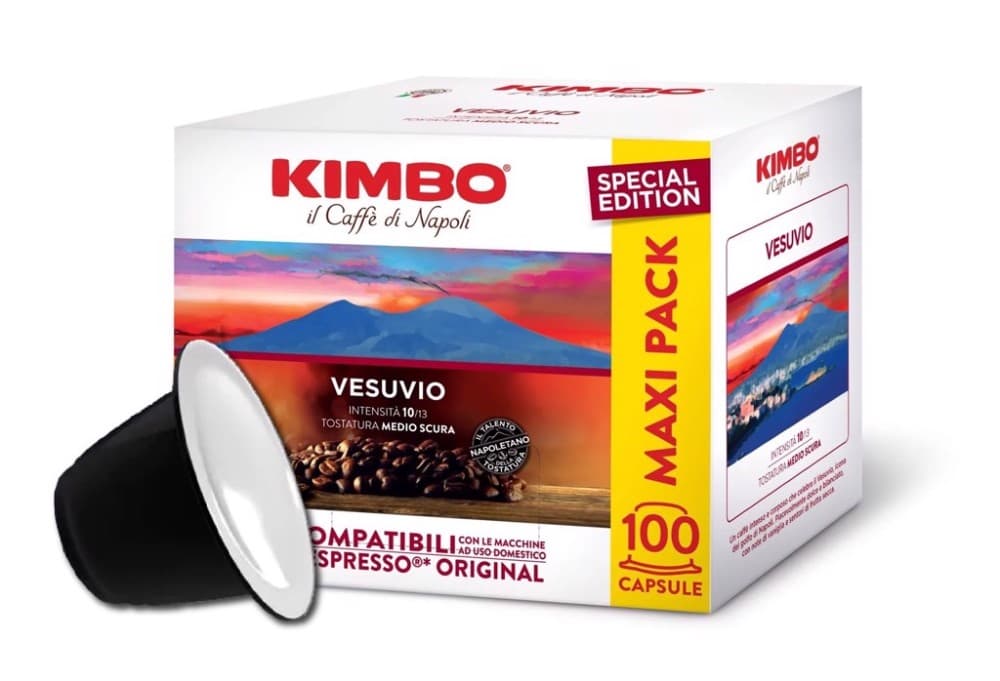 Caffè in capsule Vesuvio Kimbo, 100 capsule – Bennet