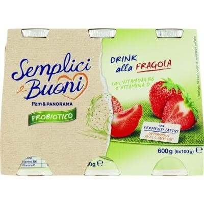 6 Drink probiotici Semplici e Buoni, 600 ml Pam – Panorama