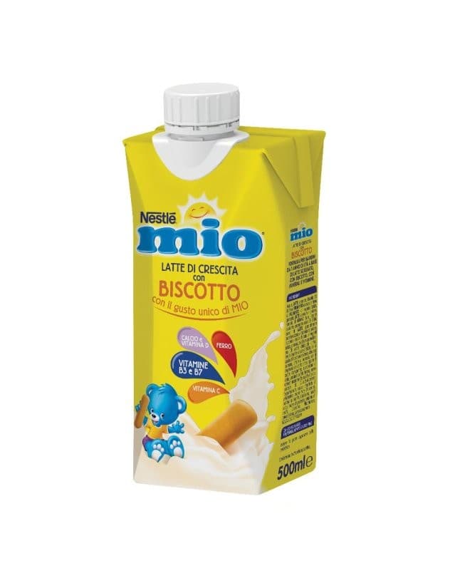 Latte di crescita con biscotto, ml 500 Mio Nestlé – Panorama
