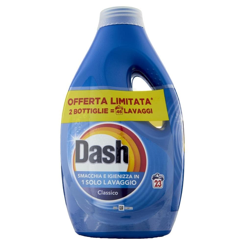 Dash detersivo liquido lavatrice 2 x 23 lavaggi in offerta da Penny
