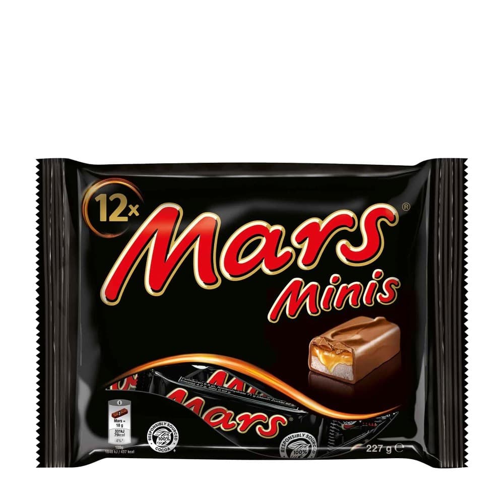 Snack Mars Minis, 12 pezzi g 227 – Panorama