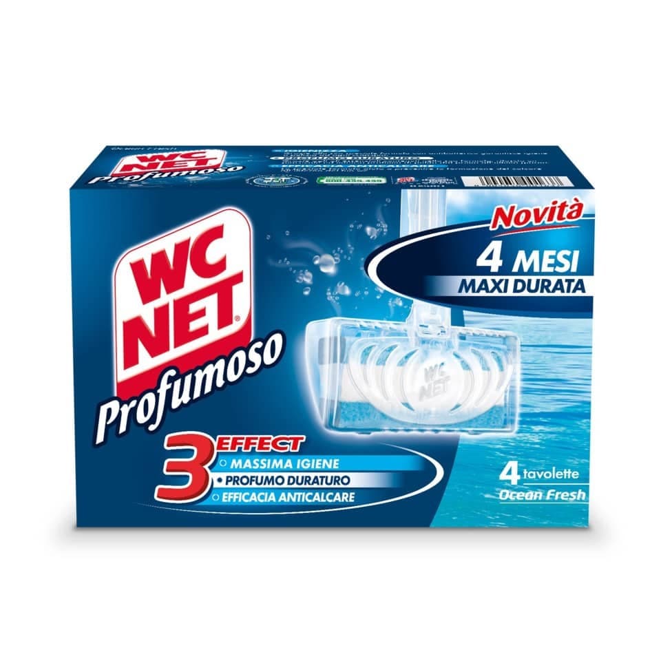 Tavoletta profumata per WC WC Net conf. da 4 in offerta da Bennet