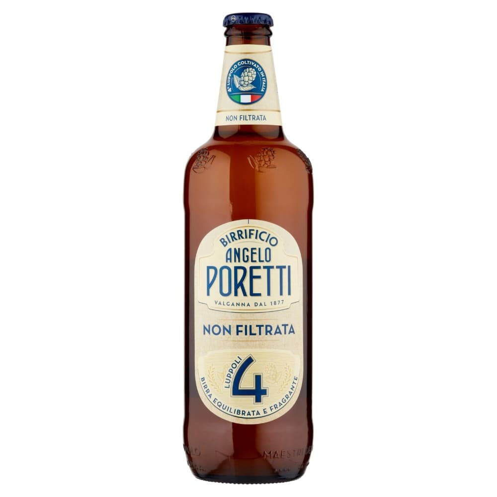 Birra 4 Luppoli Non Filtrata Birrificio Angelo Poretti 50 cl in offerta da Il Gigante