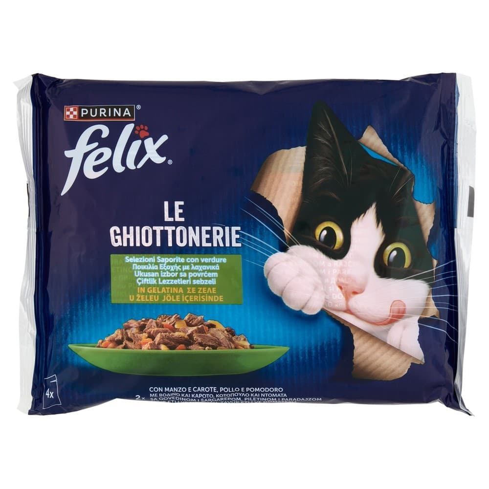 Felix Le Ghiottonerie alimento umido per gatti, 340 g Friskies – Bennet