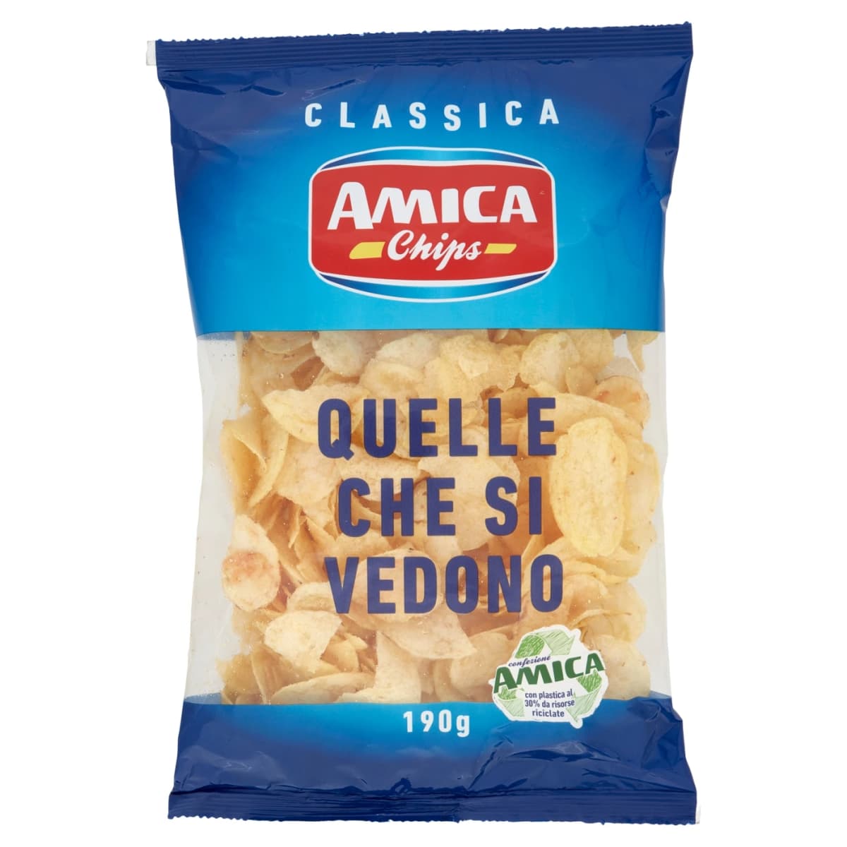 Patatina classica Amica Chips 190 g in offerta da Bennet