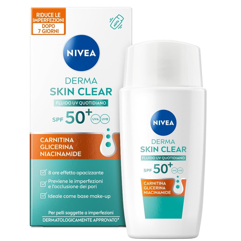 NIVEA derma siero viso / fluido uv SPF50, 30 ml / 40 ml – Tigota