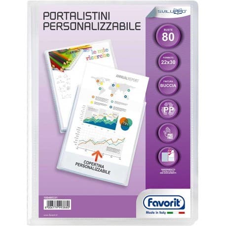 Favorit porta listini personalizzabili in offerta da Iper La grande i