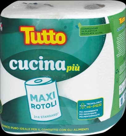 Carta Cucina Più Tutto, 2 maxi rotoli – Iper La grande i