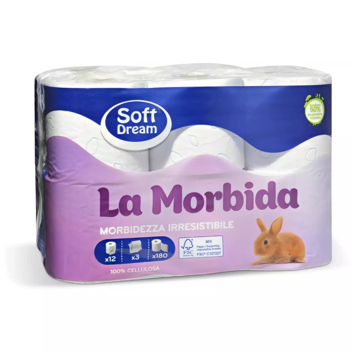 Soft Dream carta igienica La Morbida, 12 rotoli – Eurospin
