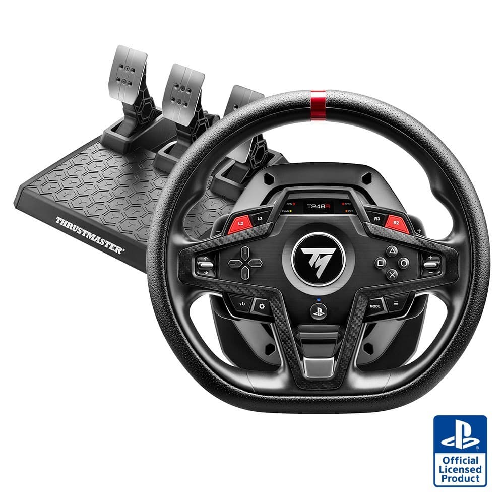 Thrustmaster volante Force Feedback T-128 in offerta da Comet