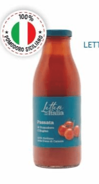 Passata di pomodoro ciliegino, 500 g Lettere dall'Italia – MD