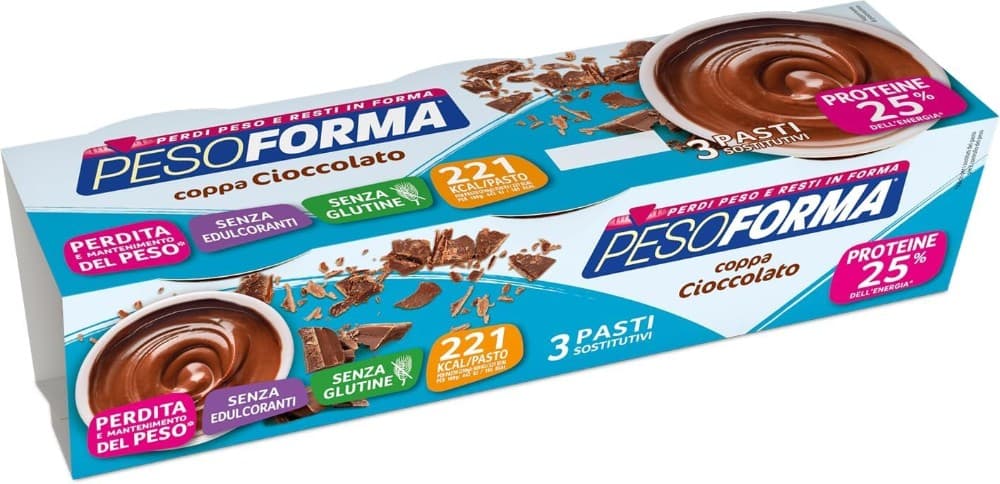 Coppa Sostitutivo del Pasto Pesoforma, 3x210 g – Esselunga