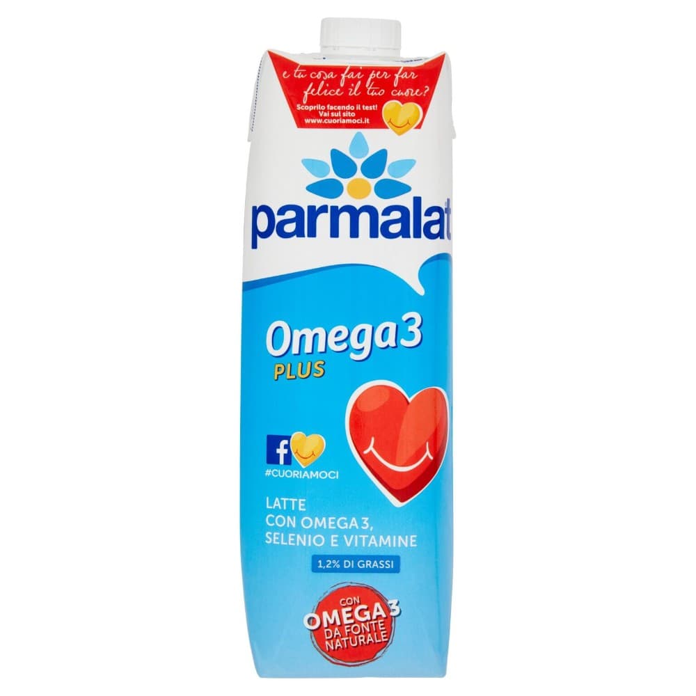 Latte UHT Parmalat Omega 3 Plus, 1000 ml – Il Gigante