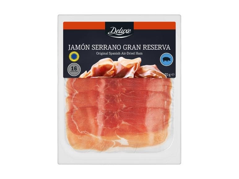 Deluxe Jamón Serrano Gran Reserva, 70 g – Lidl