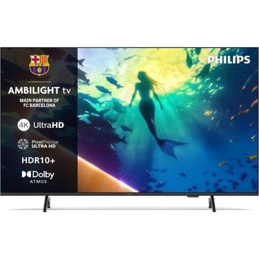 Philips Ambilight TV 4K UHD QLED Smart TV Dolby Atmos Titan OS, 65" – Comet