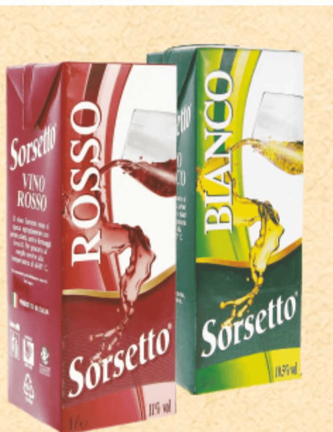 Vino Sorsetto 1 L in offerta da MD