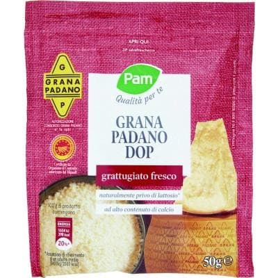Grana Padano DOP grattugiato, 50 g Pam – Panorama